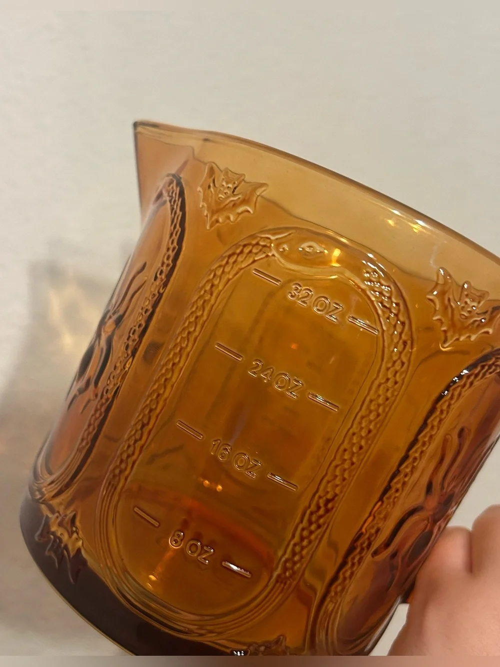 Cook With Color Viral Halloween Amber Glass Measuring Cup